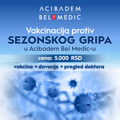 Počela je vakcinacija protiv sezonskog gripa u Acibadem Bel Medicu